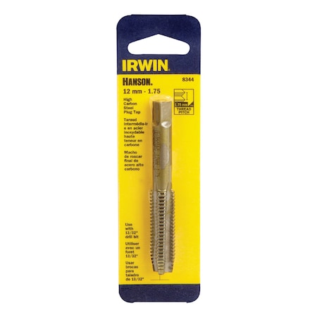 Irwin Irwin Hanson High Carbon Steel Metric Plug Tap 12 - 1.75 mm 1 pc 8344ZR